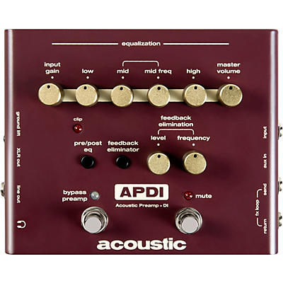 Acoustic A Series Acoustic Instrument Preamp and DI Pedal